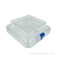 10x10x5cm Dental Clear Plastic Denture Storage Membrane Box